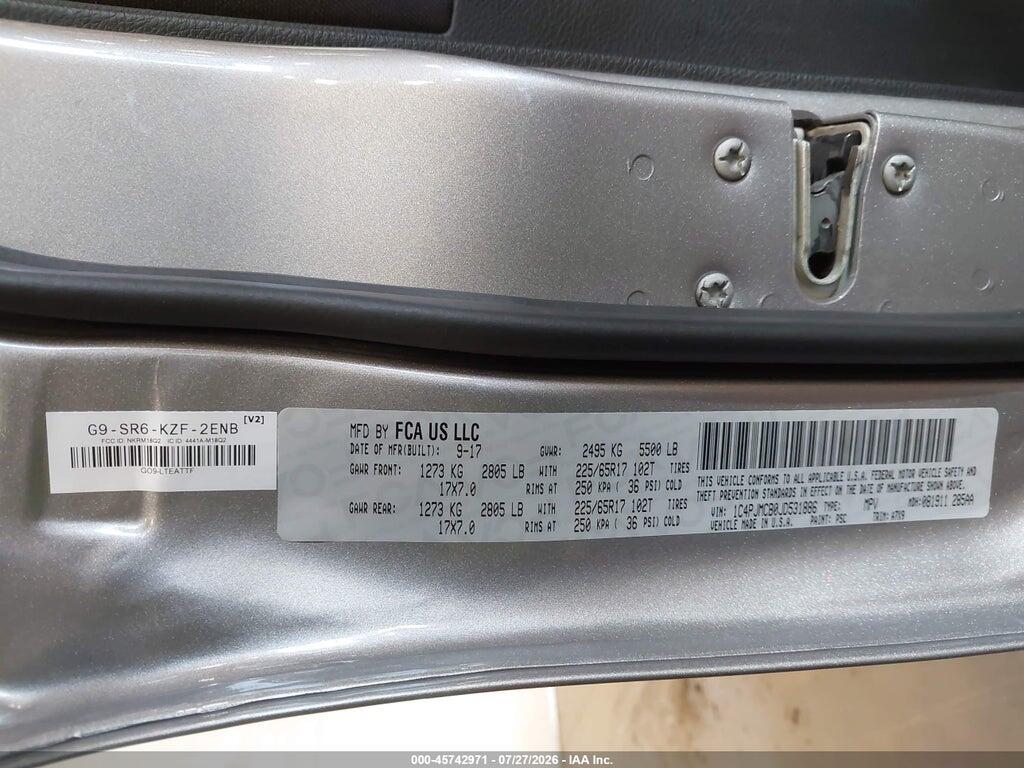 1C4PJMCB0JD531886 2018 JEEP CHEROKEE photo no. 9