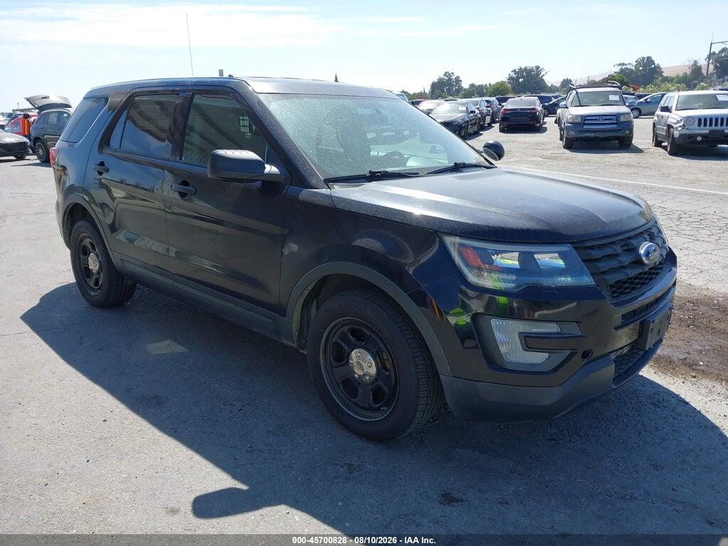 2018 FORD POLICE INTERCEPTOR UTILITY 1FM5K8ARXJGC49566