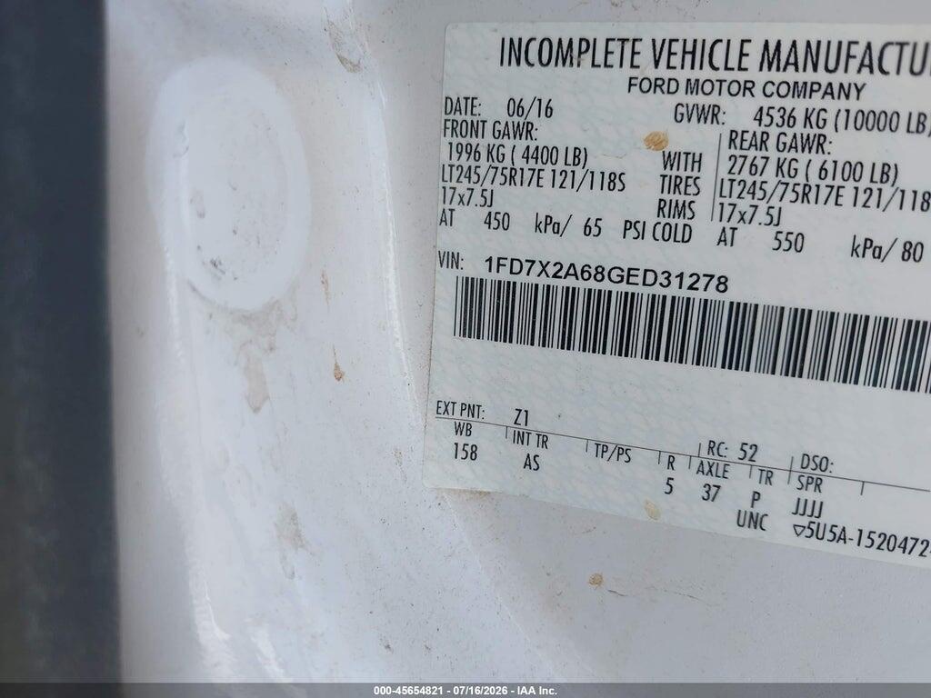 1FD7X2A68GED31278 2016 FORD F-250 photo no. 9