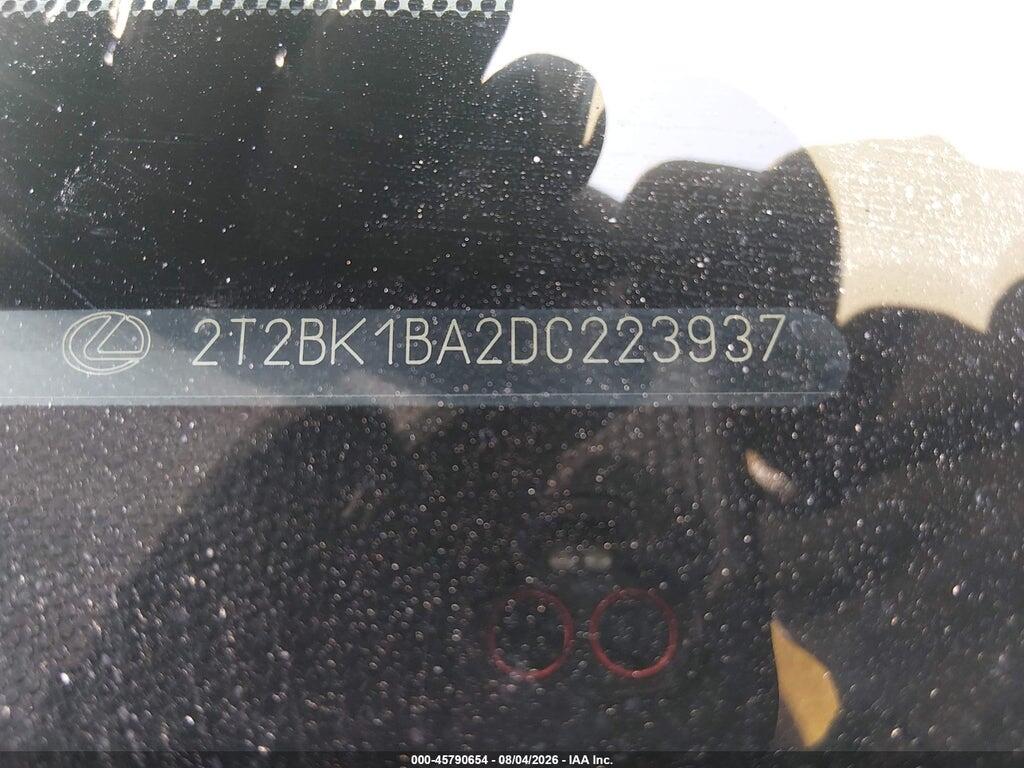 2T2BK1BA2DC223937 2013 LEXUS RX 350 photo no. 9
