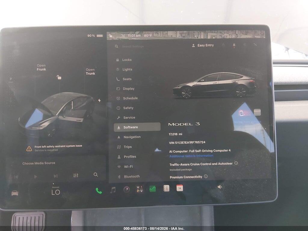 5YJ3E1EA1RF765724 2024 TESLA MODEL 3 photo no. 7