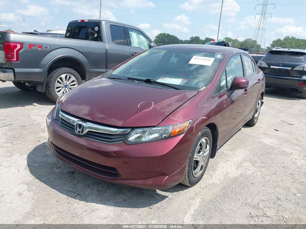 19XFB2F59CE062706 2012 HONDA CIVIC photo no. 2