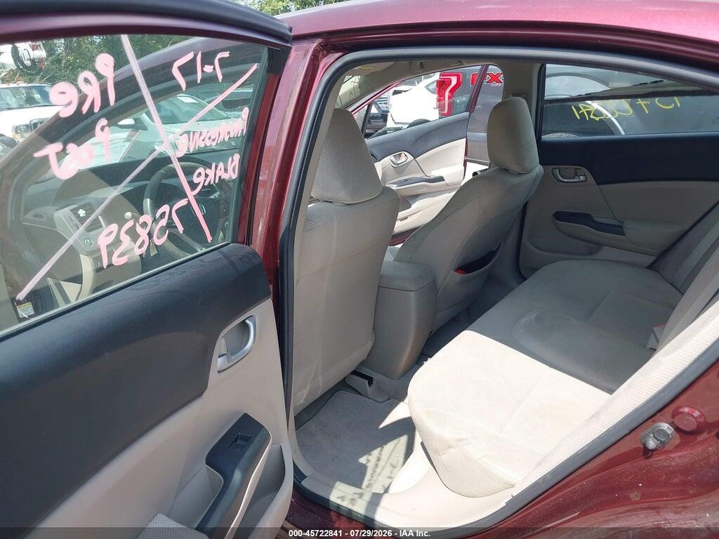 19XFB2F59CE062706 2012 HONDA CIVIC photo no. 8