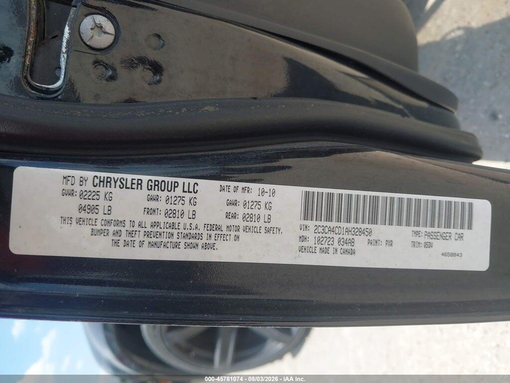 2C3CA4CD1AH328450 2010 CHRYSLER 300 photo no. 9