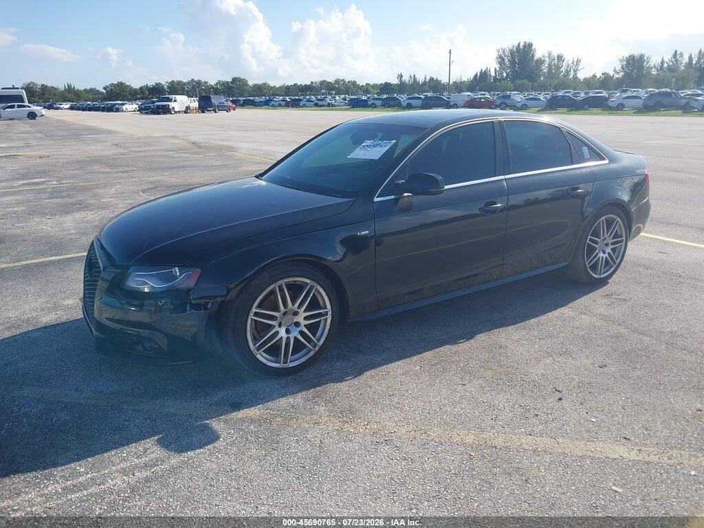 WAUKFAFL2AN047367 2010 AUDI A4 photo no. 2