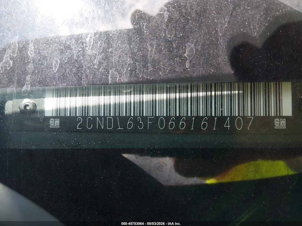 2CNDL63F066161407 2006 CHEVROLET EQUINOX photo no. 9