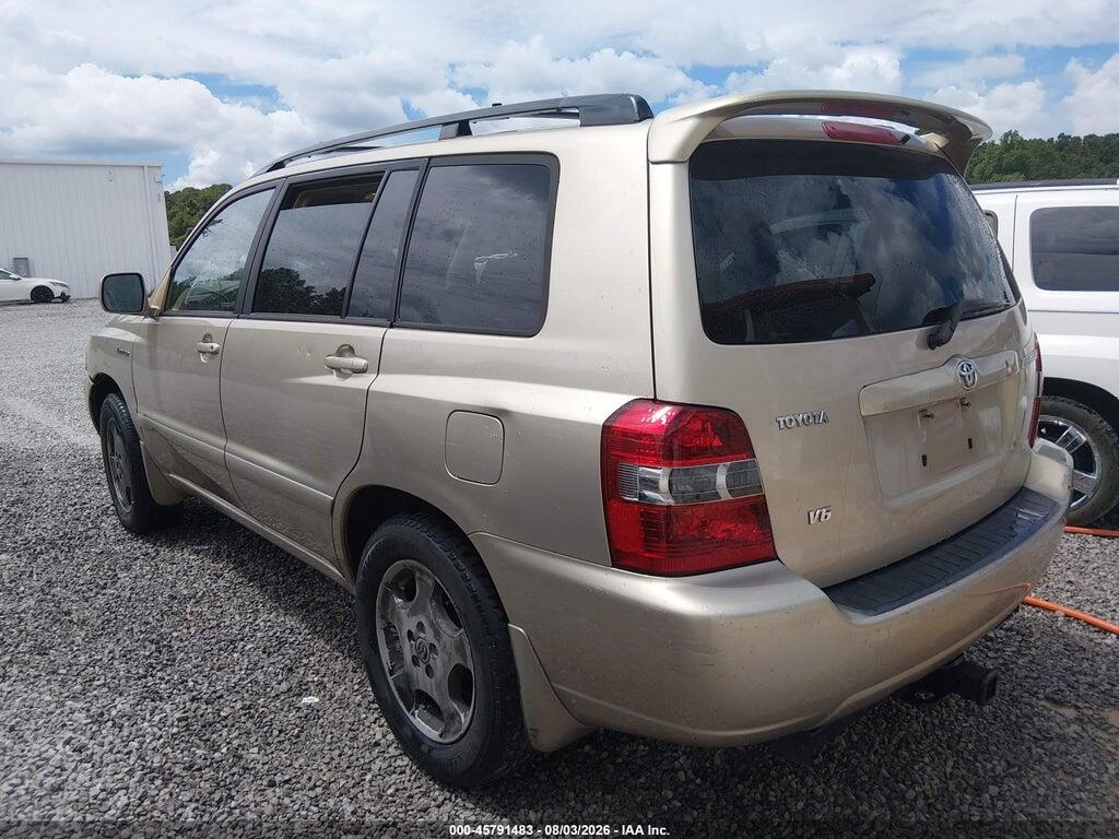JTEDP21A650047293 2005 TOYOTA HIGHLANDER photo no. 3