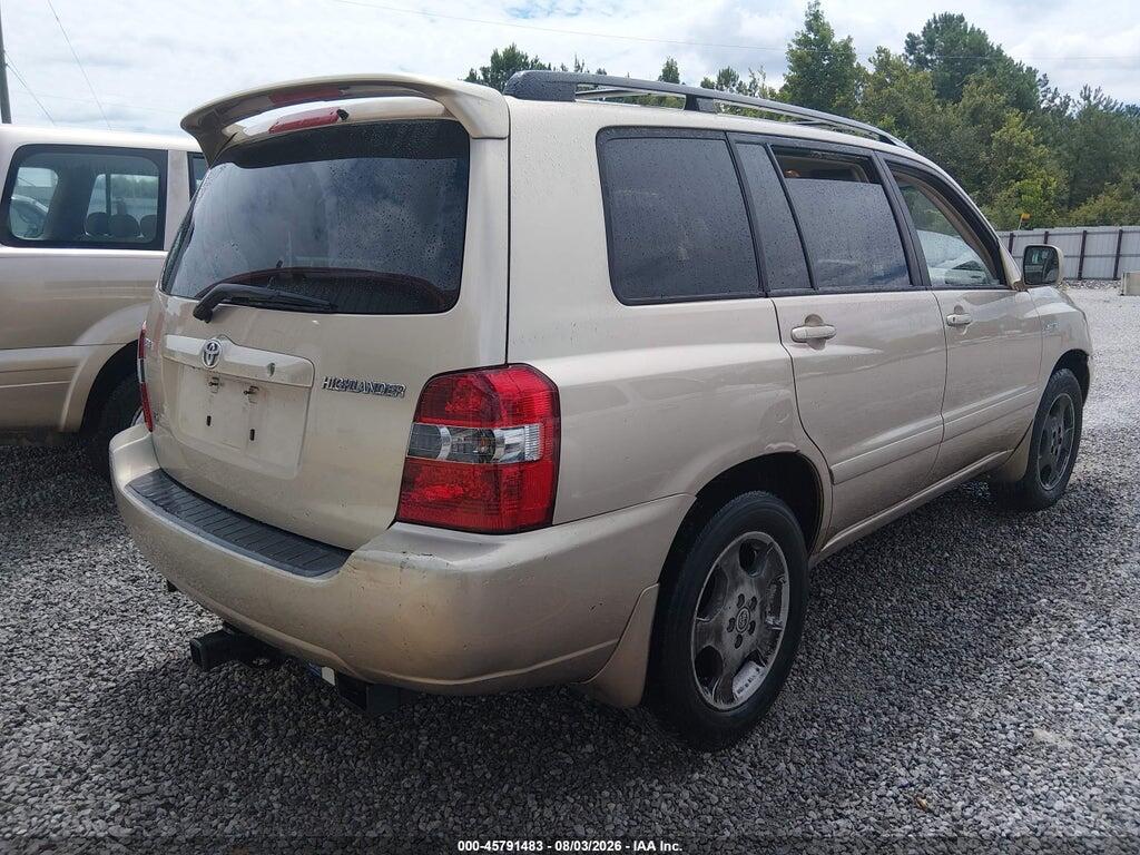 JTEDP21A650047293 2005 TOYOTA HIGHLANDER photo no. 4