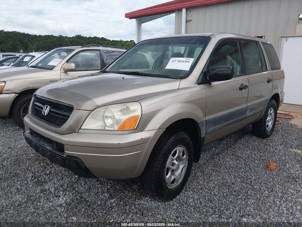 2HKYF18195H564812 2005 HONDA PILOT photo no. 2