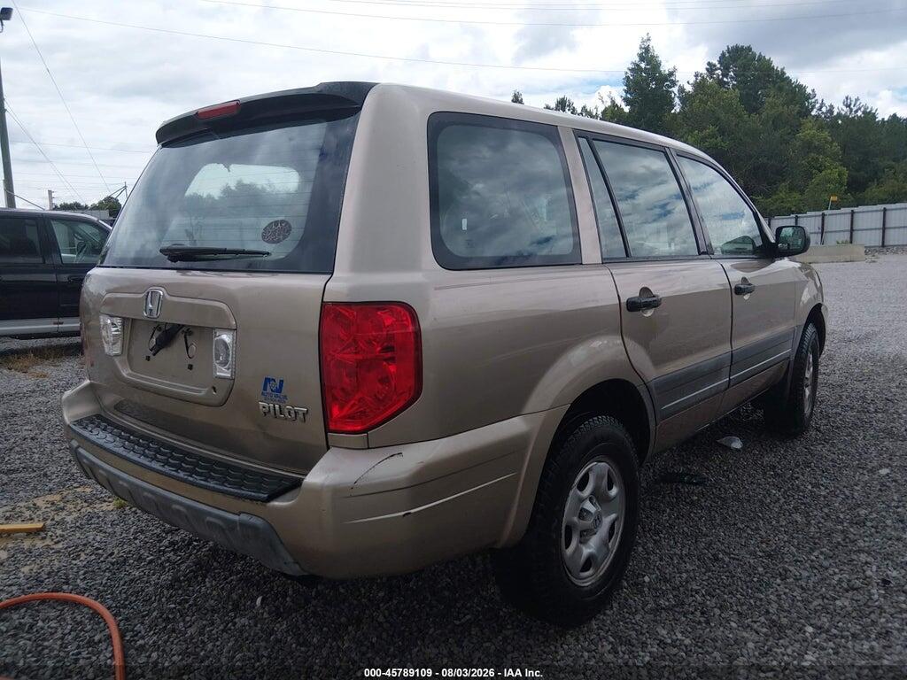 2HKYF18195H564812 2005 HONDA PILOT photo no. 4