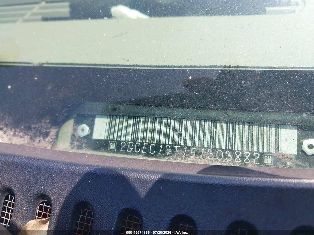 2GCEC19T151303882 2005 CHEVROLET SILVERADO 1500 photo no. 9