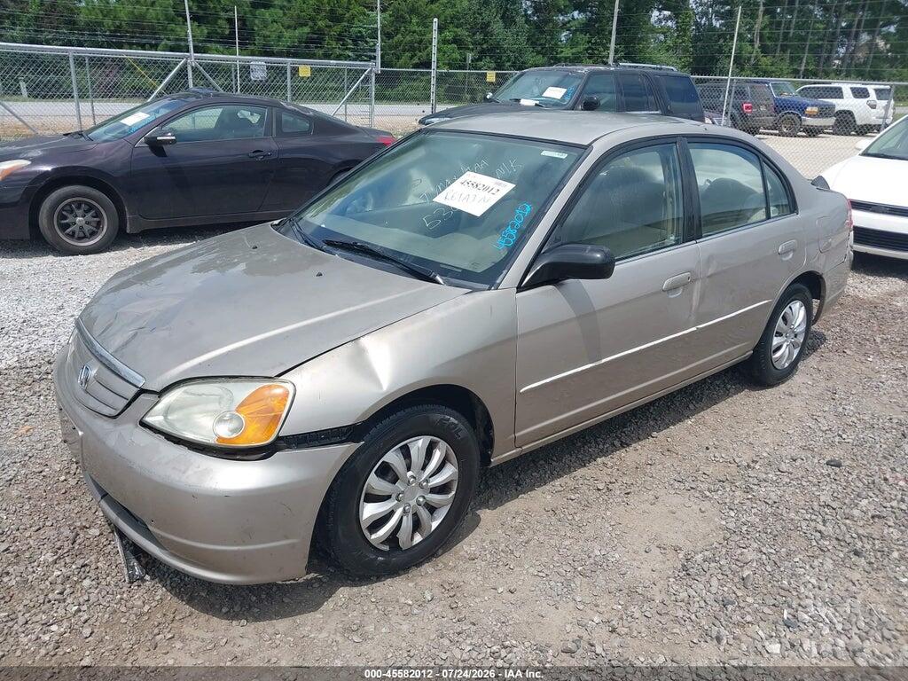 2HGES16502H530431 2002 HONDA CIVIC photo no. 2