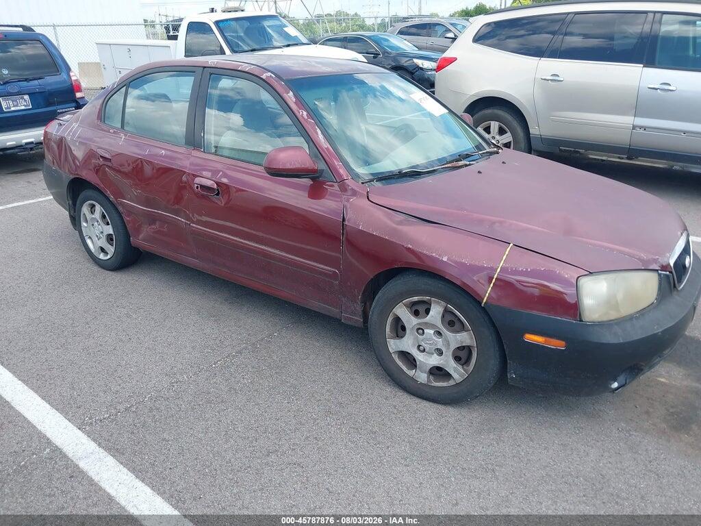 2001 HYUNDAI ELANTRA KMHDN45D41U215781