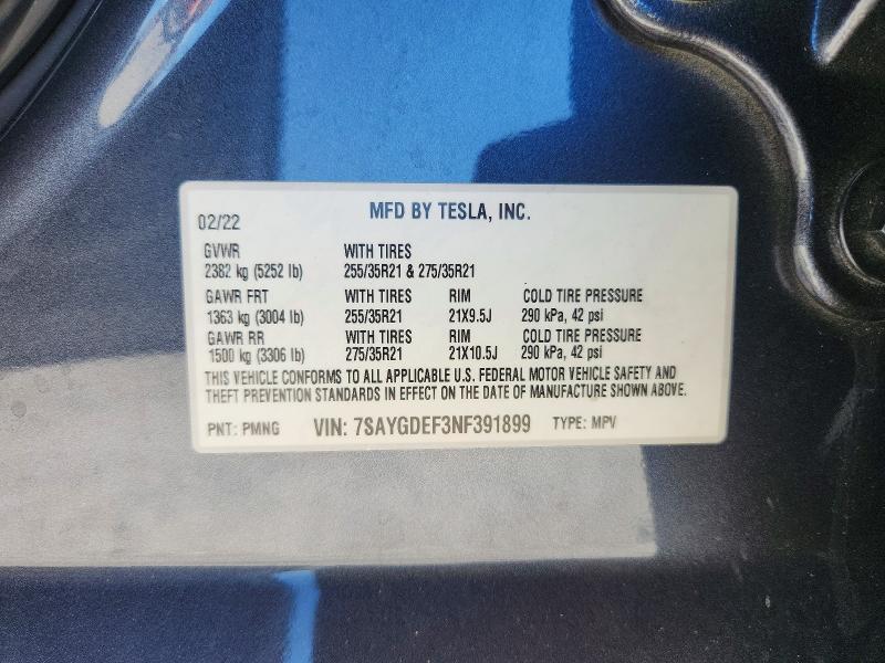 2022 TESLA MODEL Y — Фото 13 из 13