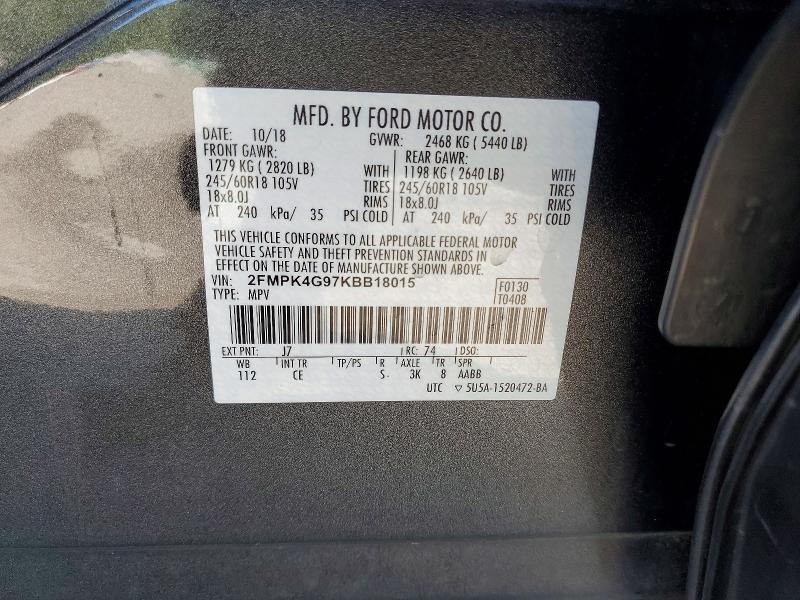 2019 FORD EDGE SE — Фото 14 из 14