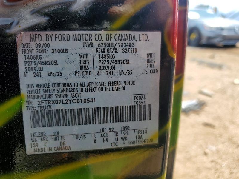 2000 FORD F150 — Фото 12 из 12