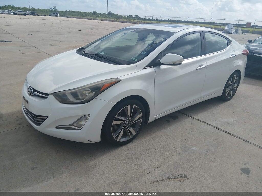 5NPDH4AE9EH488581 2014 HYUNDAI ELANTRA photo no. 2