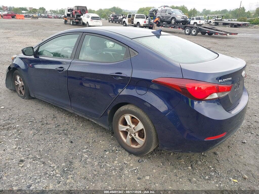 5NPDH4AE2EH537717 2014 HYUNDAI ELANTRA photo no. 3
