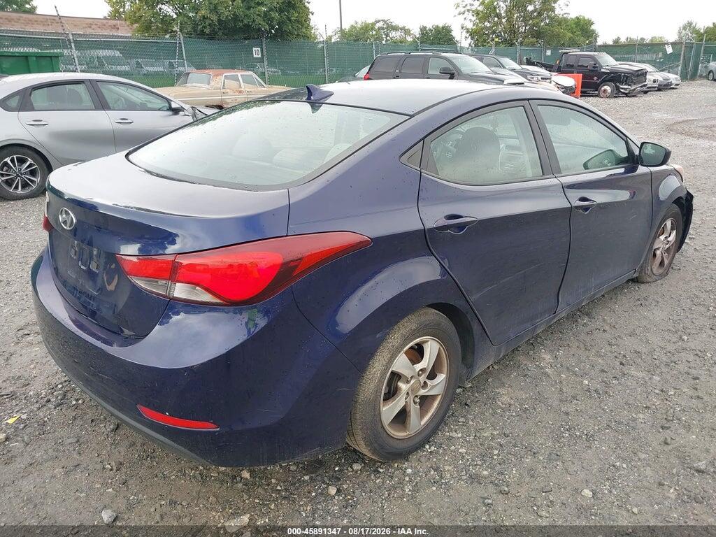 5NPDH4AE2EH537717 2014 HYUNDAI ELANTRA photo no. 4