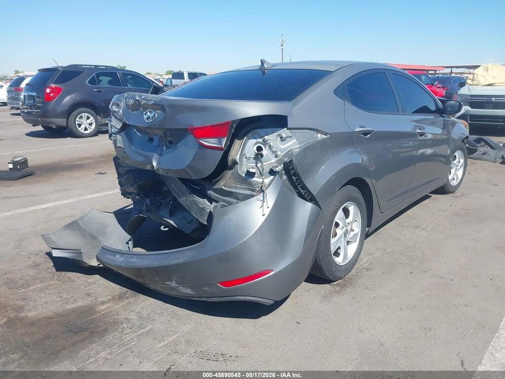 5NPDH4AE7EH449472 2014 HYUNDAI ELANTRA photo no. 4