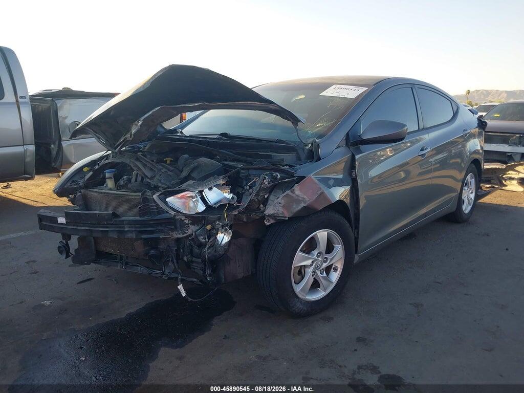 5NPDH4AE7EH449472 2014 HYUNDAI ELANTRA photo no. 6