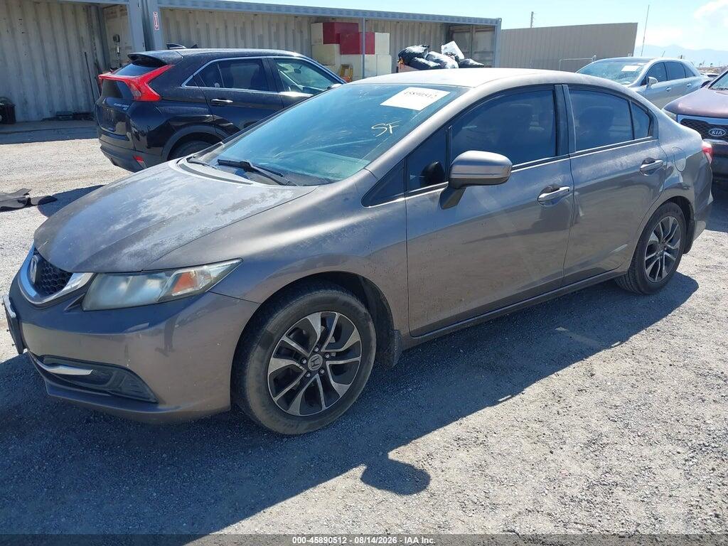 2HGFB2F51EH502040 2014 HONDA CIVIC photo no. 2