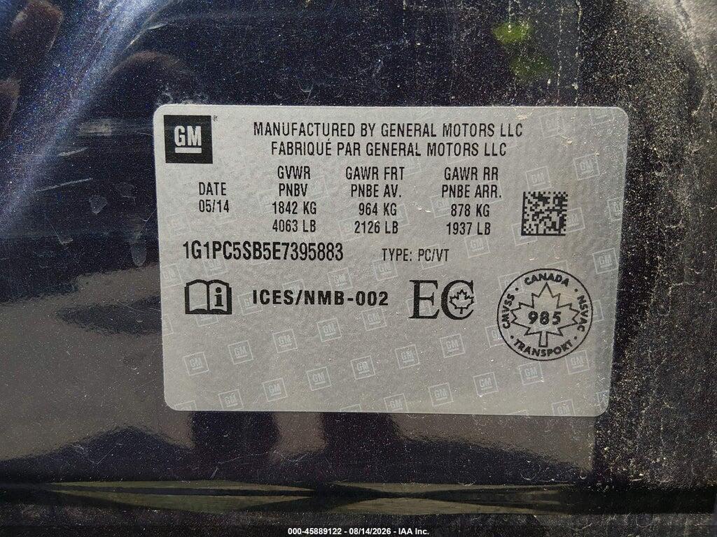 1G1PC5SB5E7395883 2014 CHEVROLET CRUZE photo no. 9