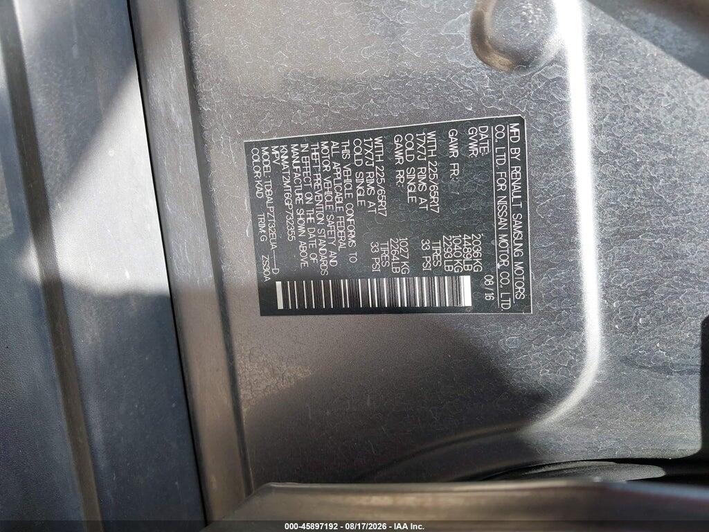 KNMAT2MT6GP732355 2016 NISSAN ROGUE photo no. 9