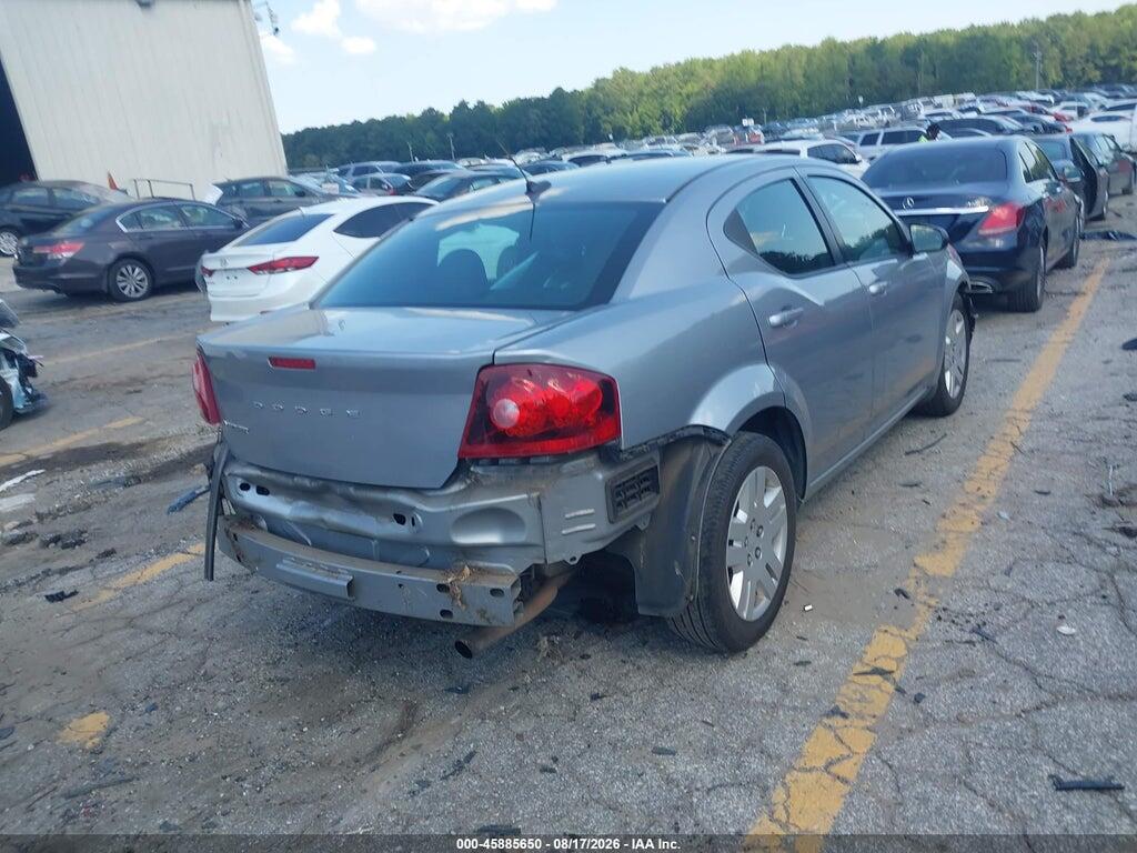 1C3CDZAB3EN140175 2014 DODGE AVENGER photo no. 4
