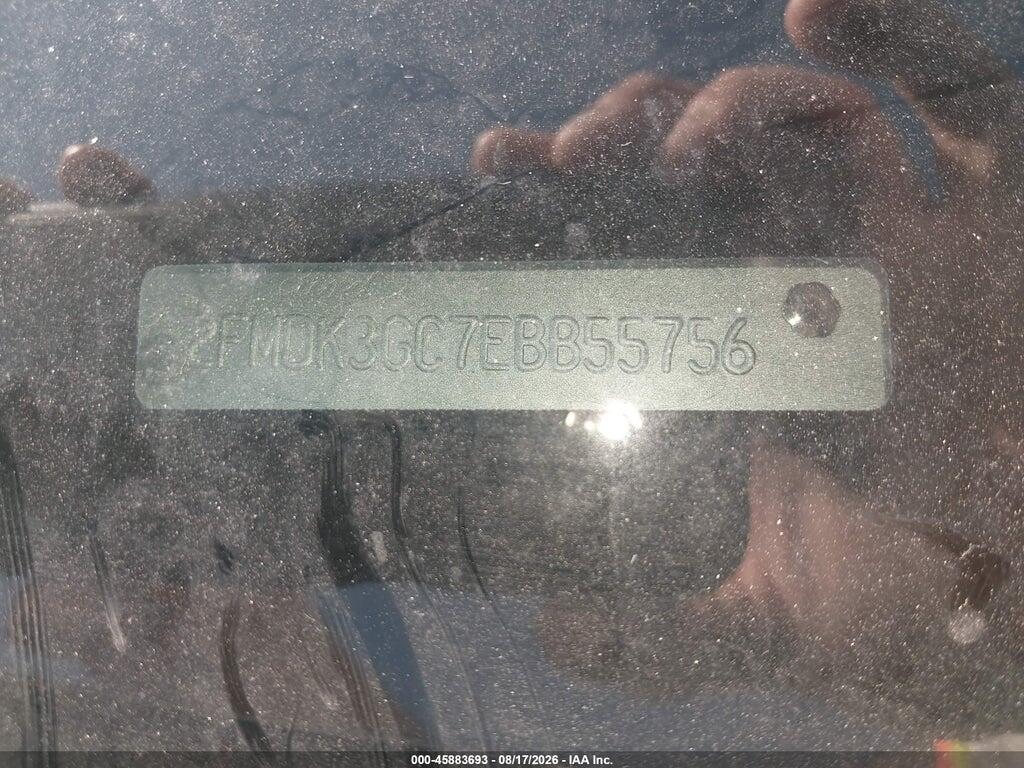 2FMDK3GC7EBB55756 2014 FORD EDGE photo no. 9