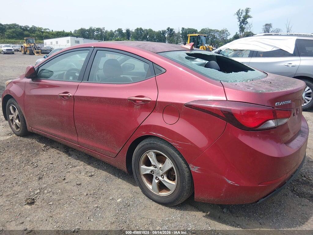 5NPDH4AE2EH511666 2014 HYUNDAI ELANTRA photo no. 3