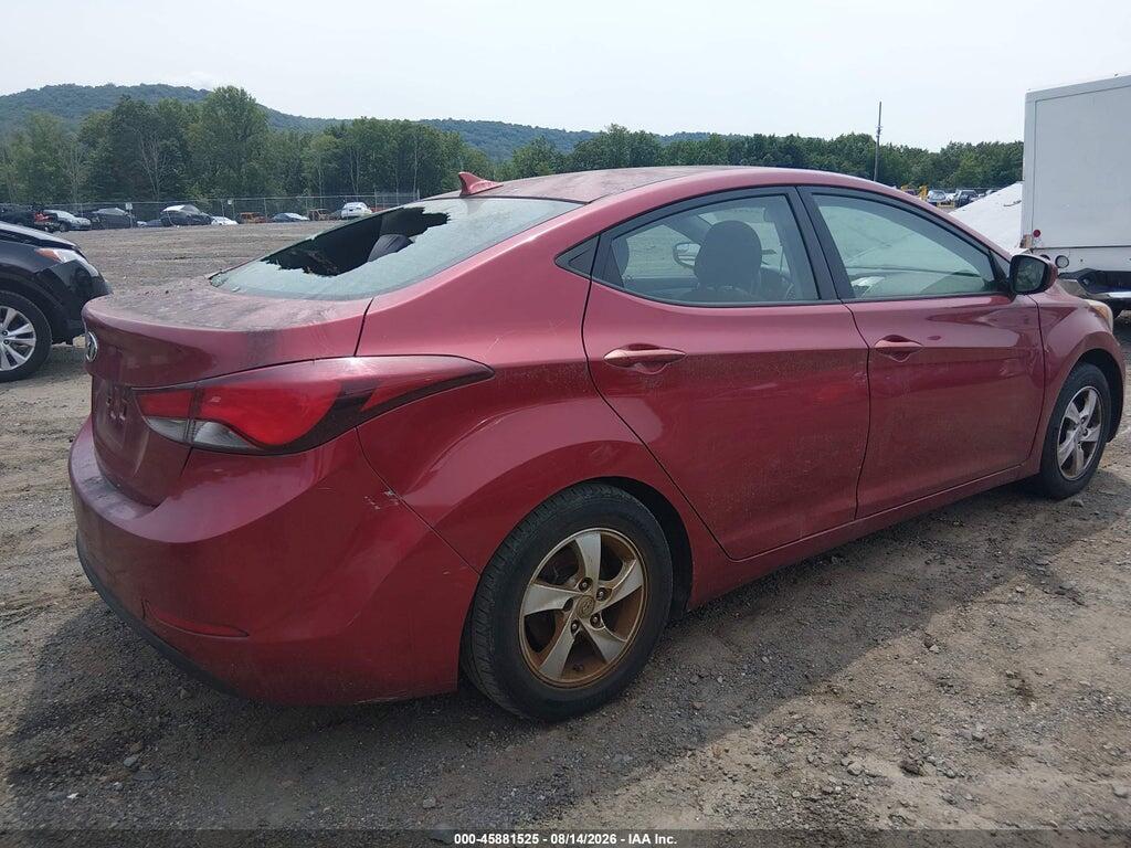 5NPDH4AE2EH511666 2014 HYUNDAI ELANTRA photo no. 4