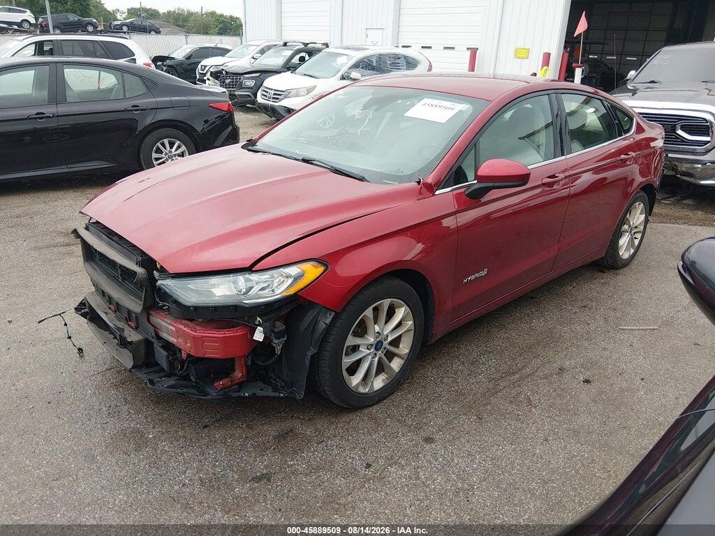 3FA6P0LU5KR242411 2019 FORD FUSION HYBRID photo no. 2