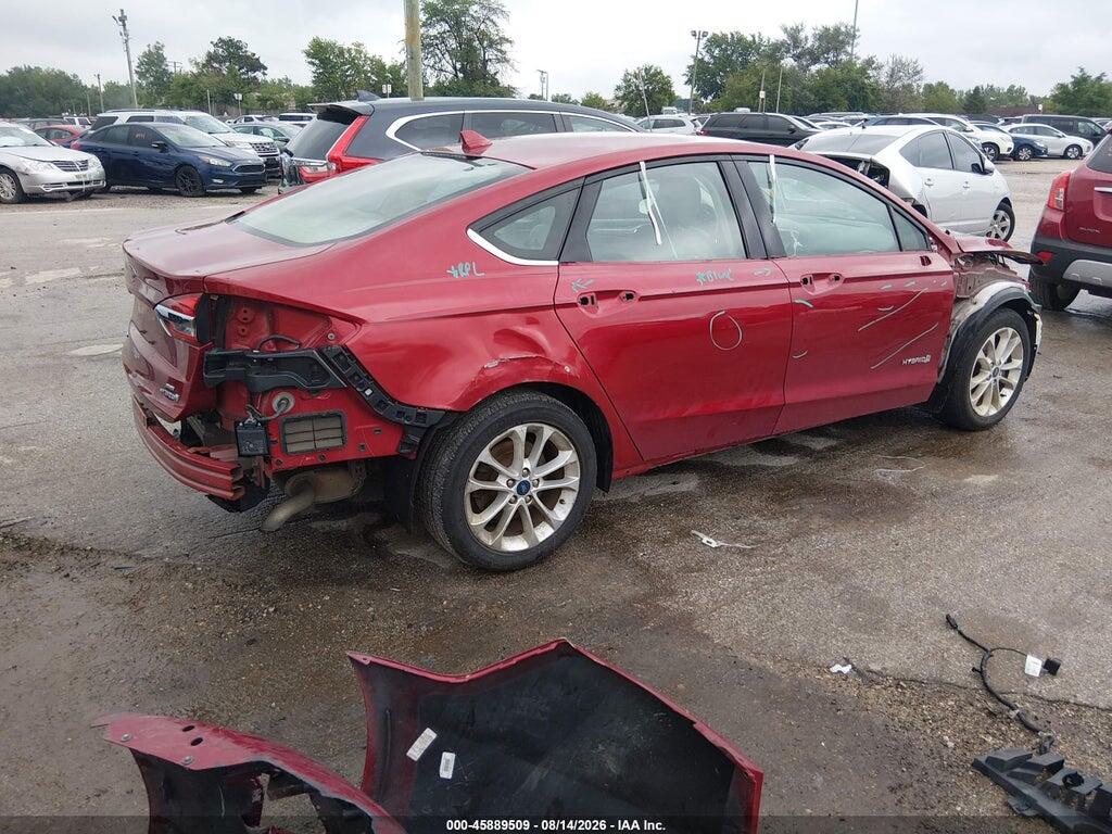3FA6P0LU5KR242411 2019 FORD FUSION HYBRID photo no. 4