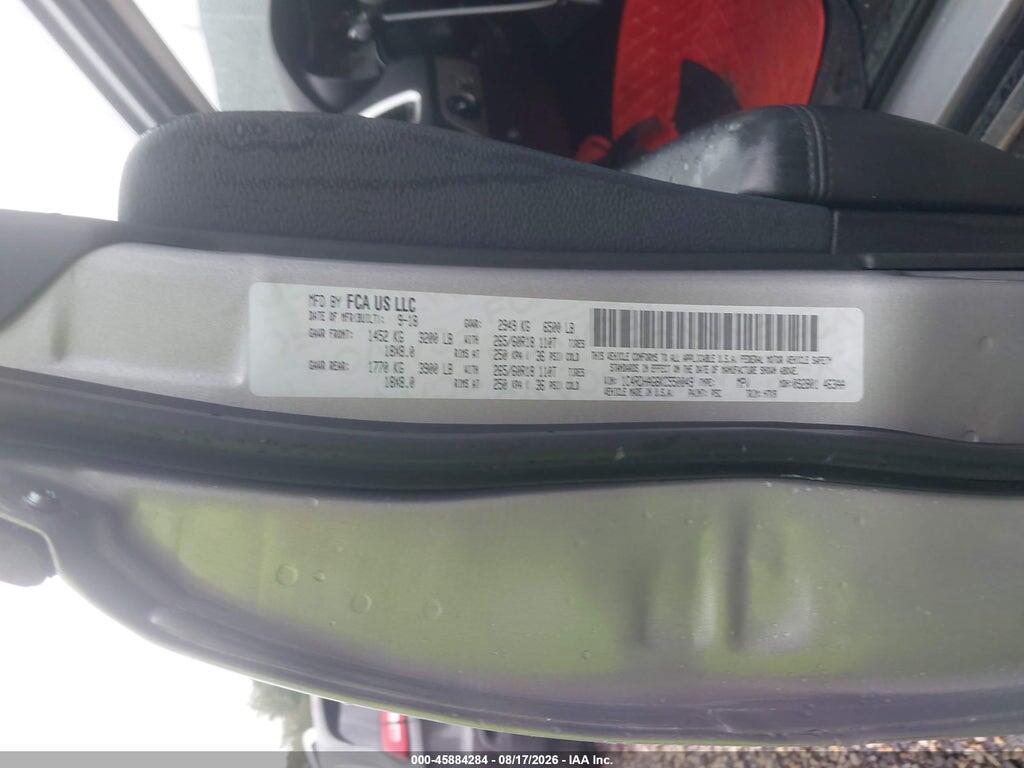 1C4RDHAG6KC550049 2019 DODGE DURANGO photo no. 9