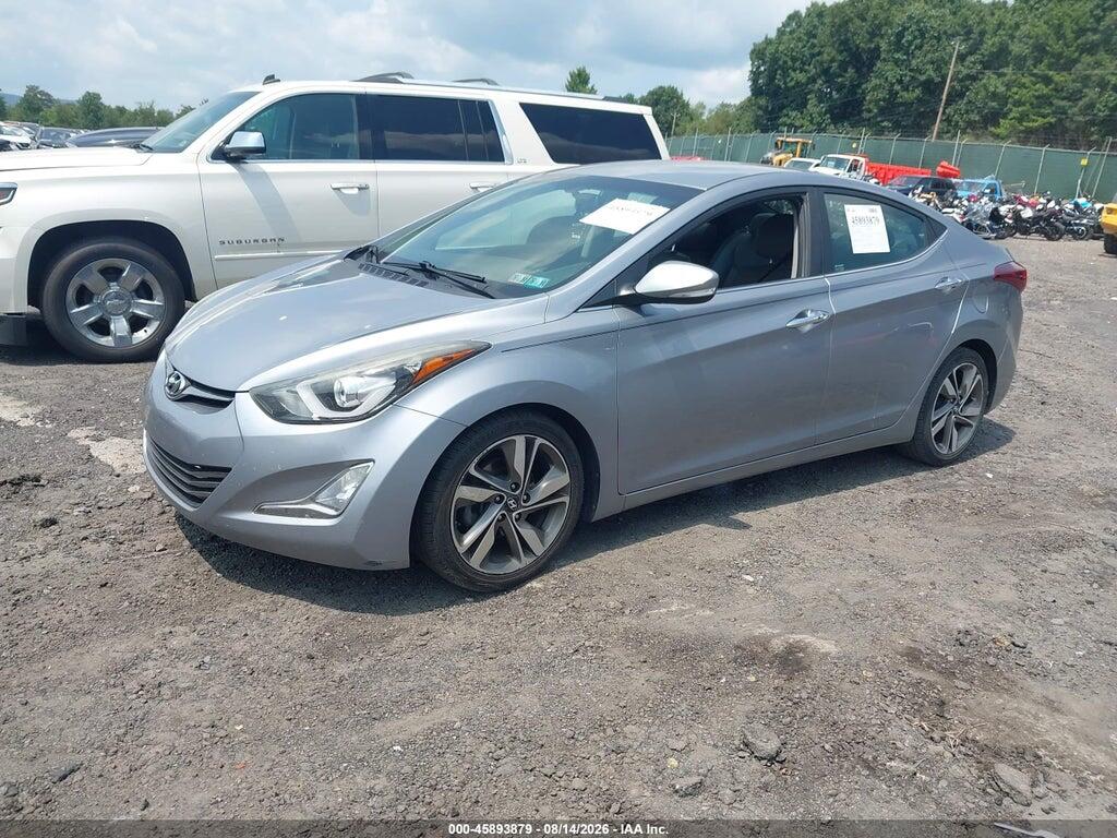 5NPDH4AE6GH673822 2016 HYUNDAI ELANTRA photo no. 2