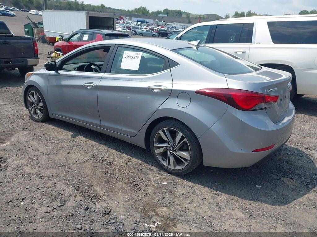 5NPDH4AE6GH673822 2016 HYUNDAI ELANTRA photo no. 3