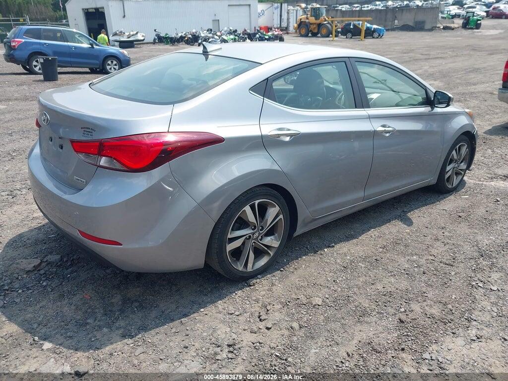 5NPDH4AE6GH673822 2016 HYUNDAI ELANTRA photo no. 4