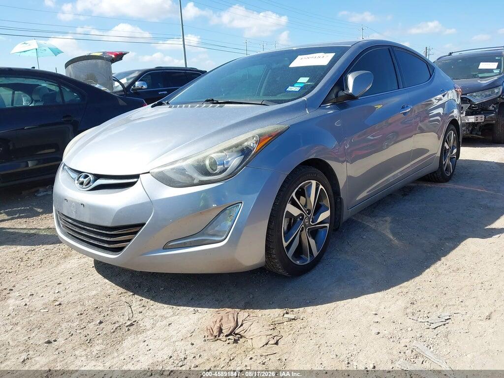5NPDH4AE2GH676085 2016 HYUNDAI ELANTRA photo no. 2