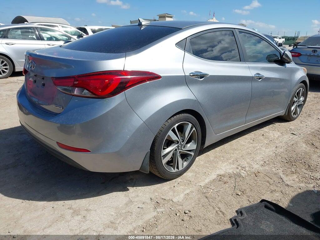 5NPDH4AE2GH676085 2016 HYUNDAI ELANTRA photo no. 4