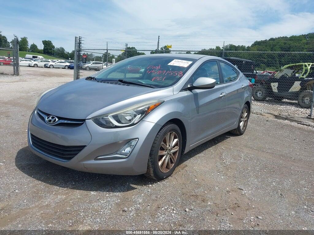 5NPDH4AE7GH680326 2016 HYUNDAI ELANTRA photo no. 2