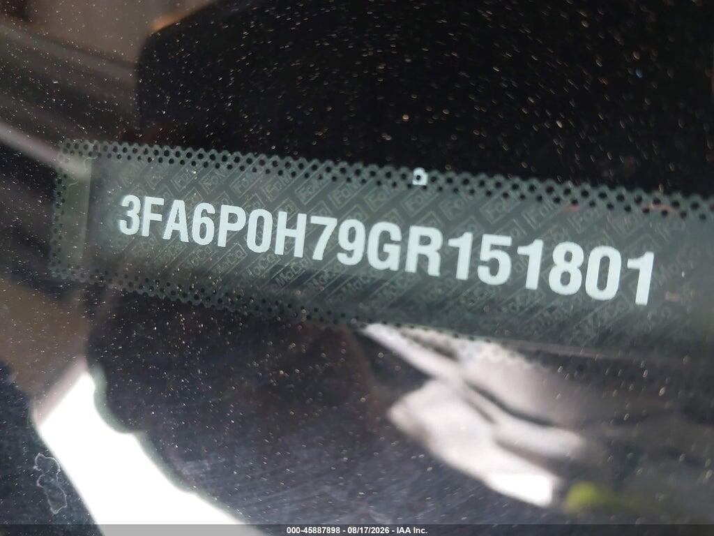 3FA6P0H79GR151801 2016 FORD FUSION photo no. 9
