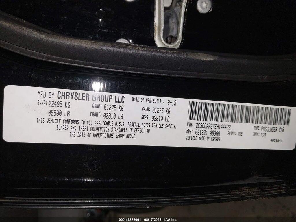 2C3CCARG7EH144422 2014 CHRYSLER 300 photo no. 9