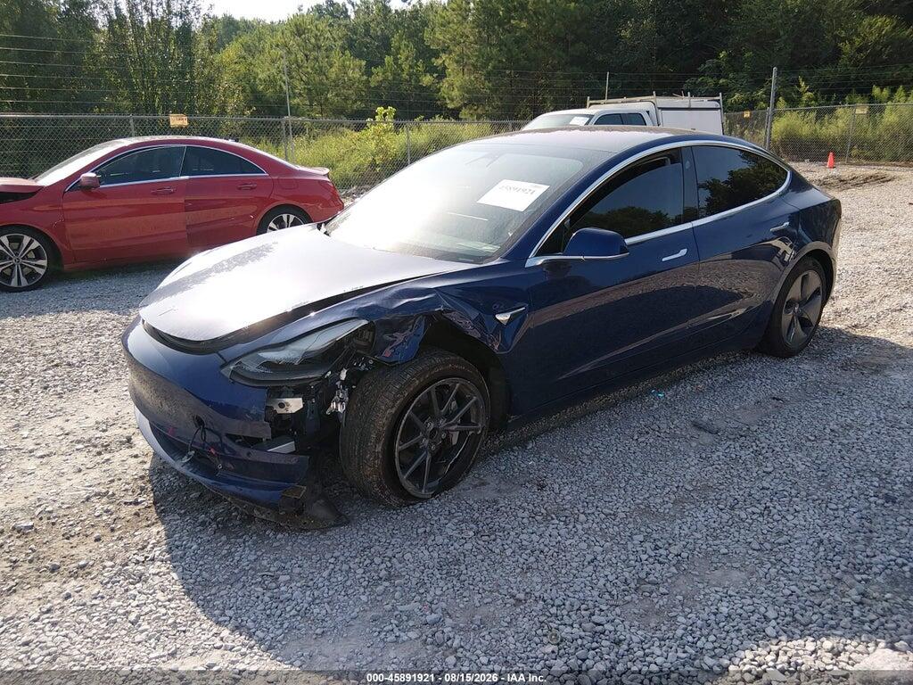 5YJ3E1EA5JF058999 2018 TESLA MODEL 3 photo no. 2