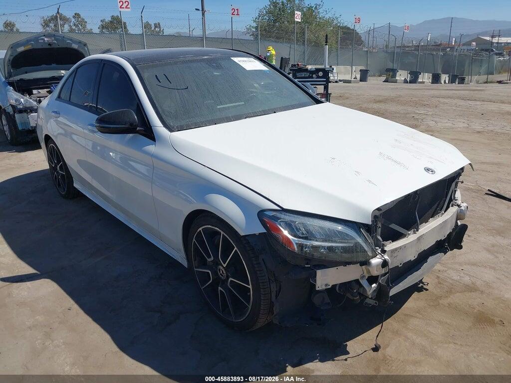 55SWF8DB7KU314797 2019 MERCEDES-BENZ C 300 photo no. 1