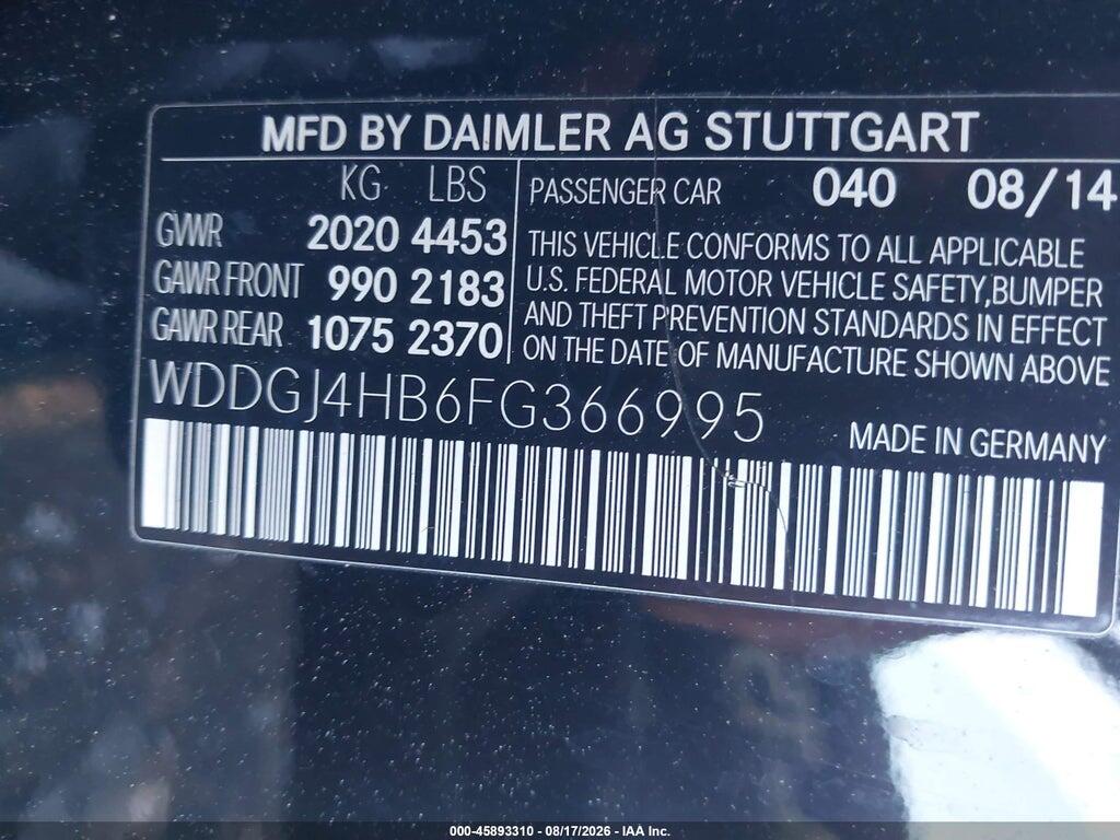WDDGJ4HB6FG366995 2015 MERCEDES-BENZ C 250 photo no. 9