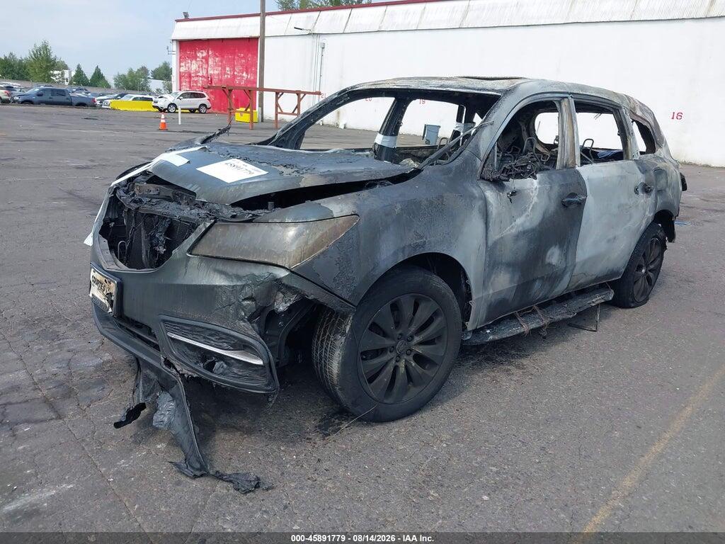 5FRYD4H46FB007050 2015 ACURA MDX photo no. 2