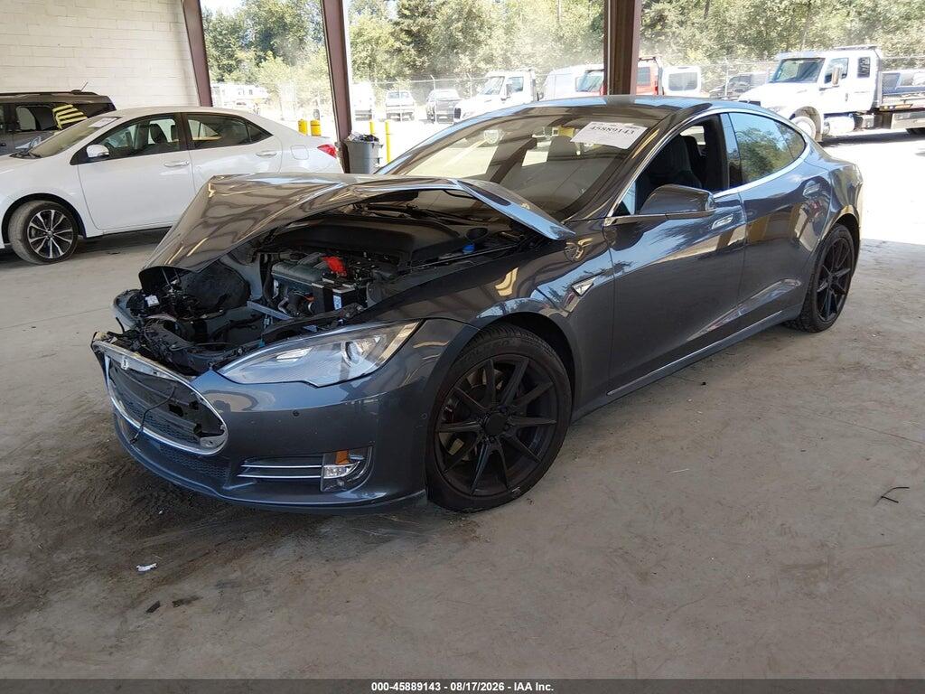 5YJSA1E29FF115079 2015 TESLA MODEL S photo no. 2