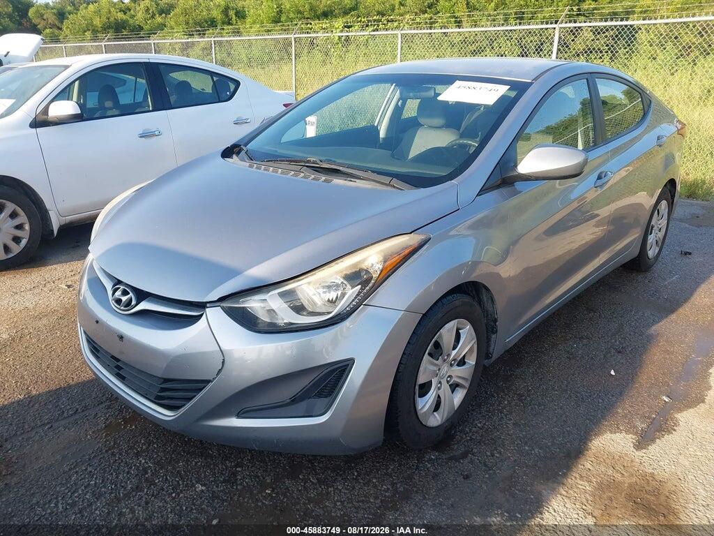 5NPDH4AEXGH755360 2016 HYUNDAI ELANTRA photo no. 2
