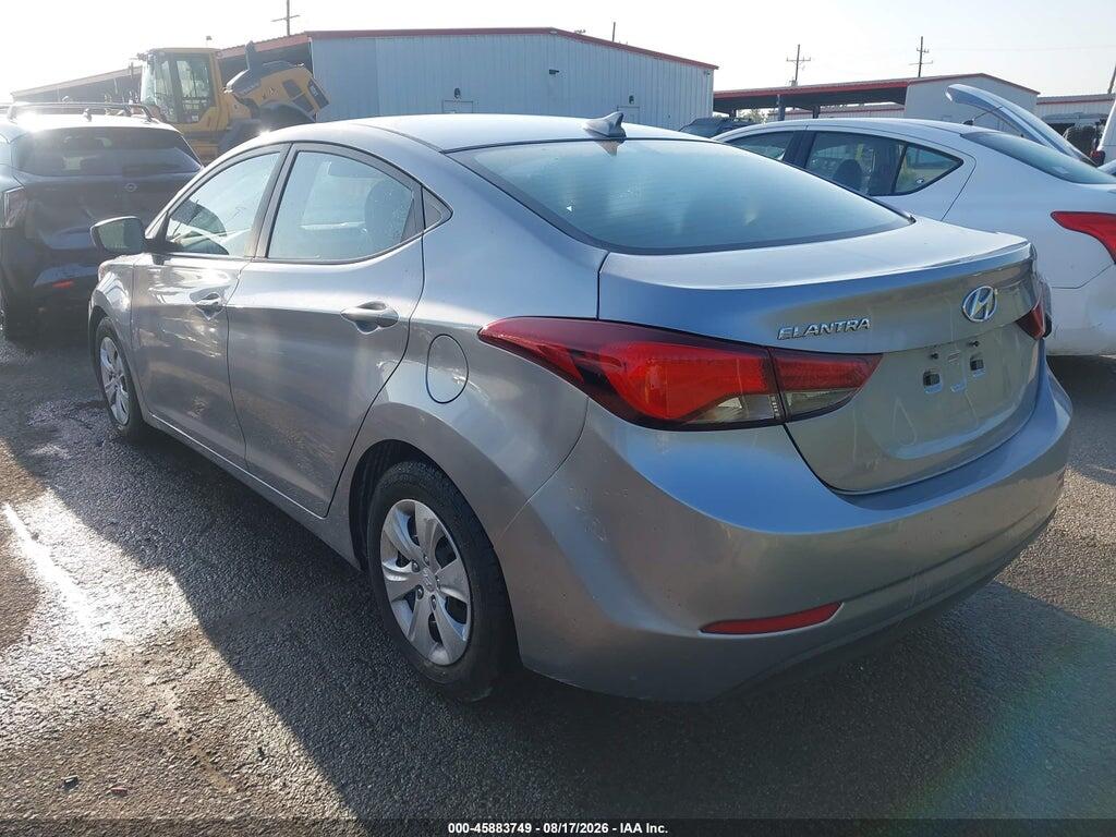 5NPDH4AEXGH755360 2016 HYUNDAI ELANTRA photo no. 3